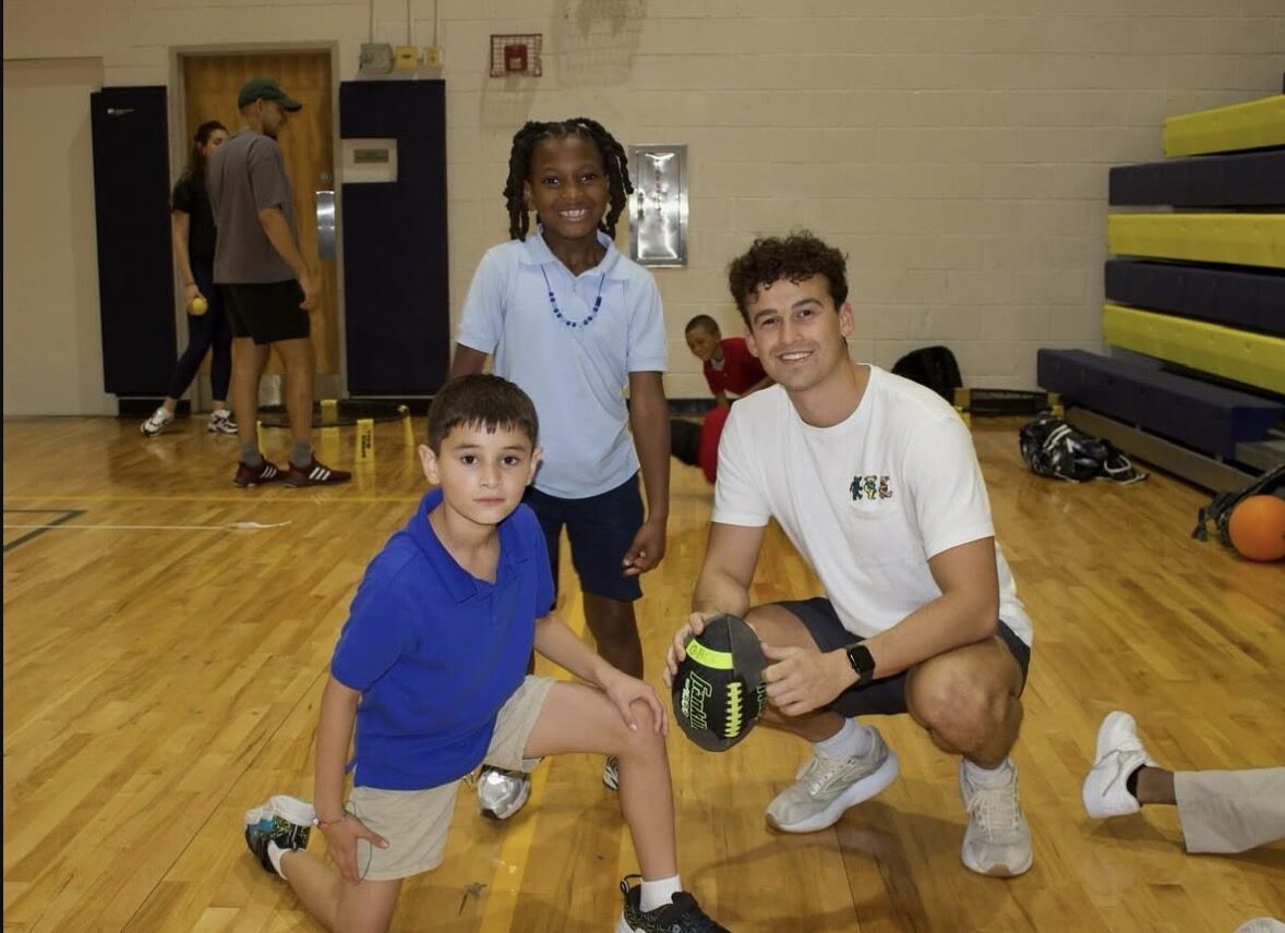 Sports mentorship with kids